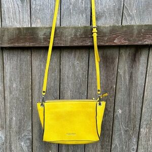 Calvin Klein Vibrant Yellow Crossbody Bag